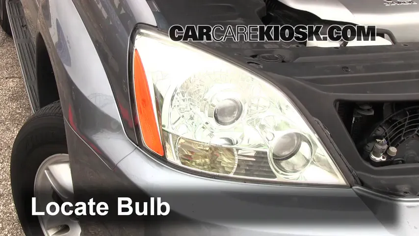 2003 Lexus GX470 4.7L V8 Lights Parking Light (replace bulb)